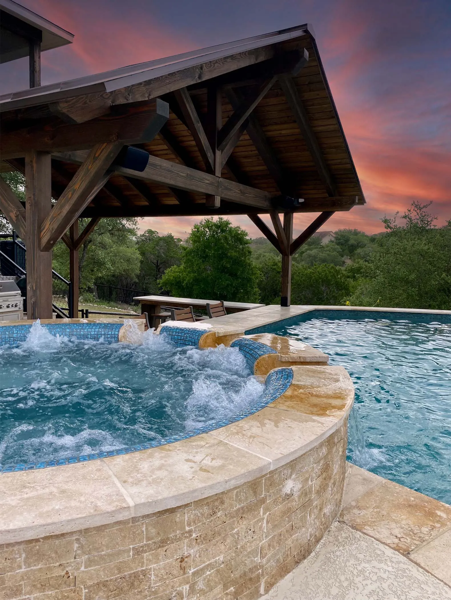Trinity Oaks Pools custom pool project