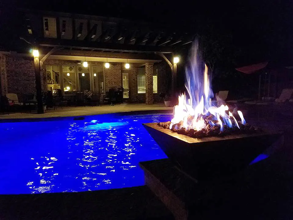 Trinity Oaks Pools custom pool project