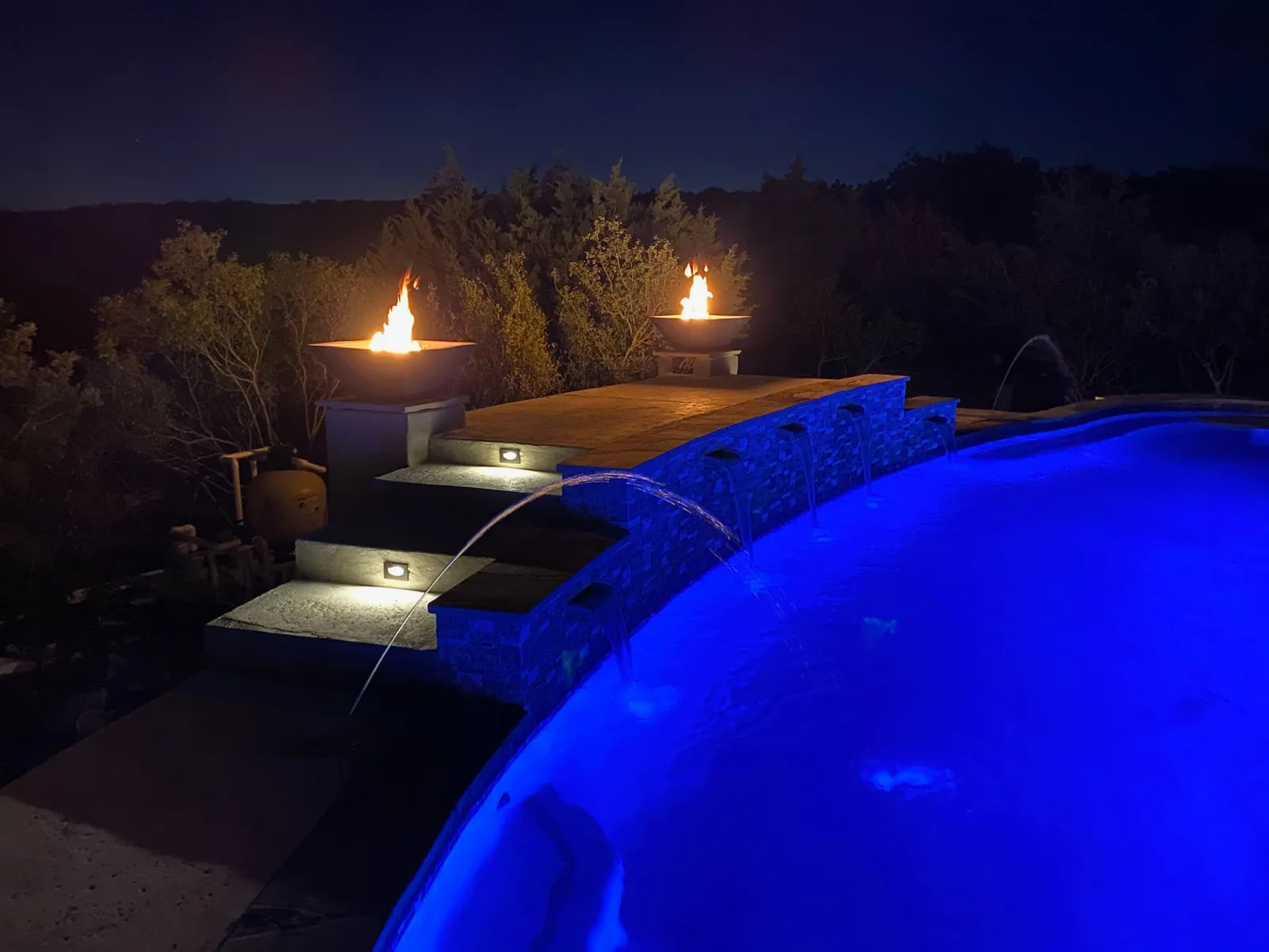 Trinity Oaks Pools custom pool project