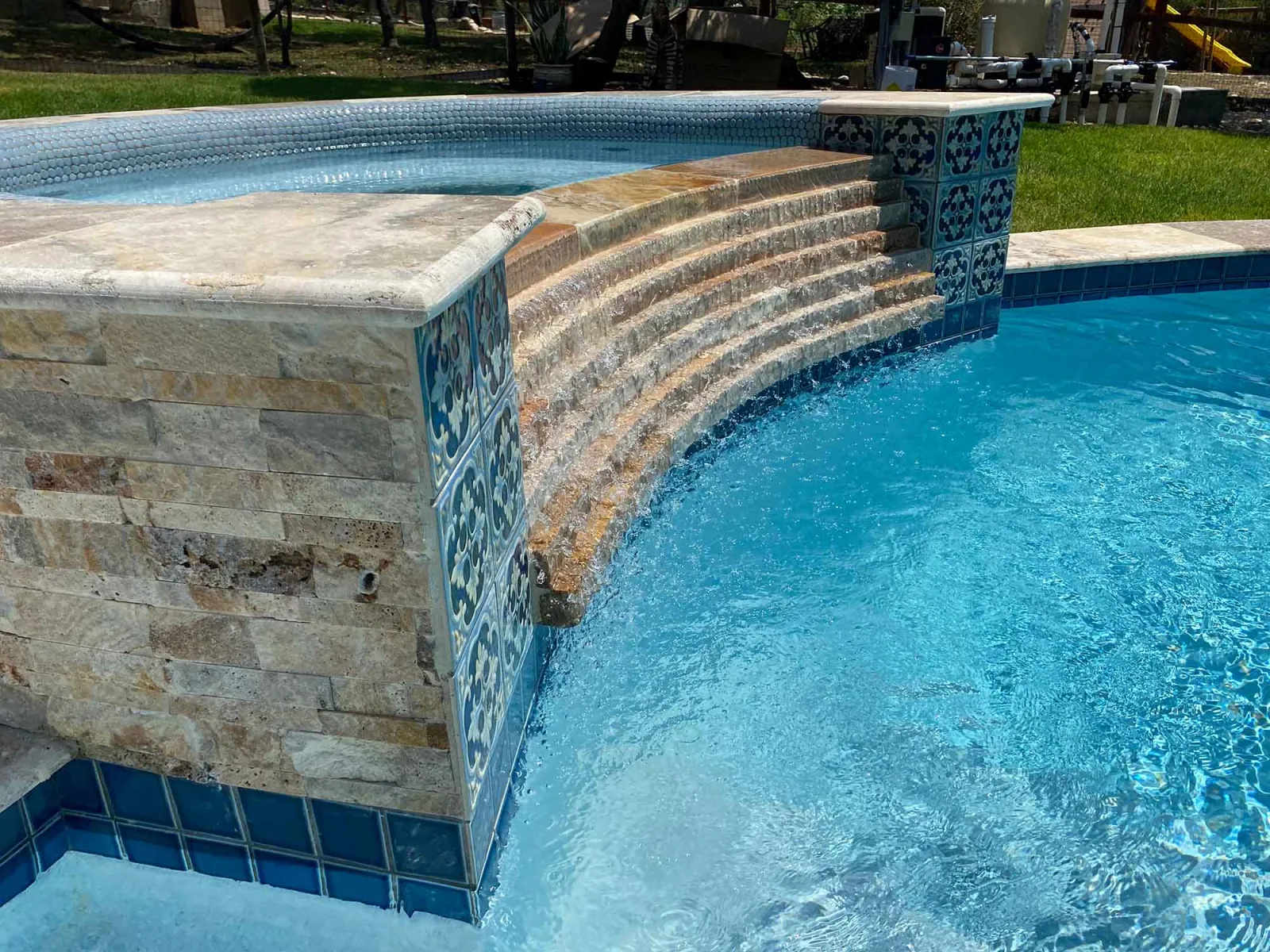 Trinity Oaks Pools custom pool project