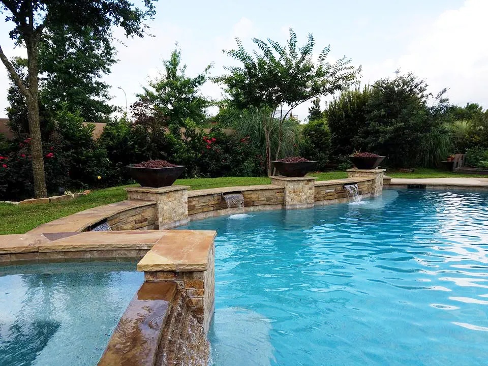 Trinity Oaks Pools custom pool project